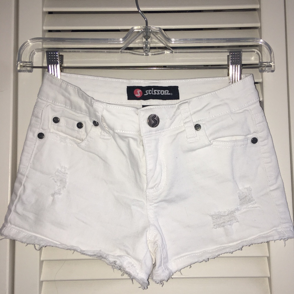 Scissor Girls Denim Shorts